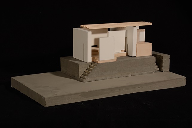 Photograph of architectural model