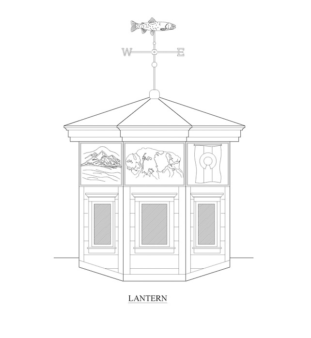Lantern detail drawing