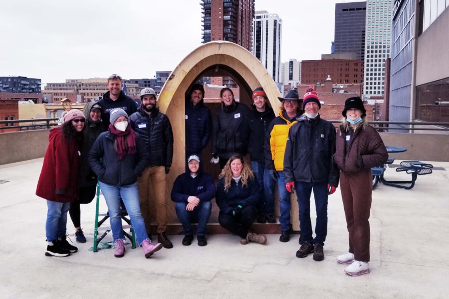Freedom by Design chapter with Safe Outdoor Space prototype