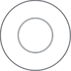 Two concentric circles