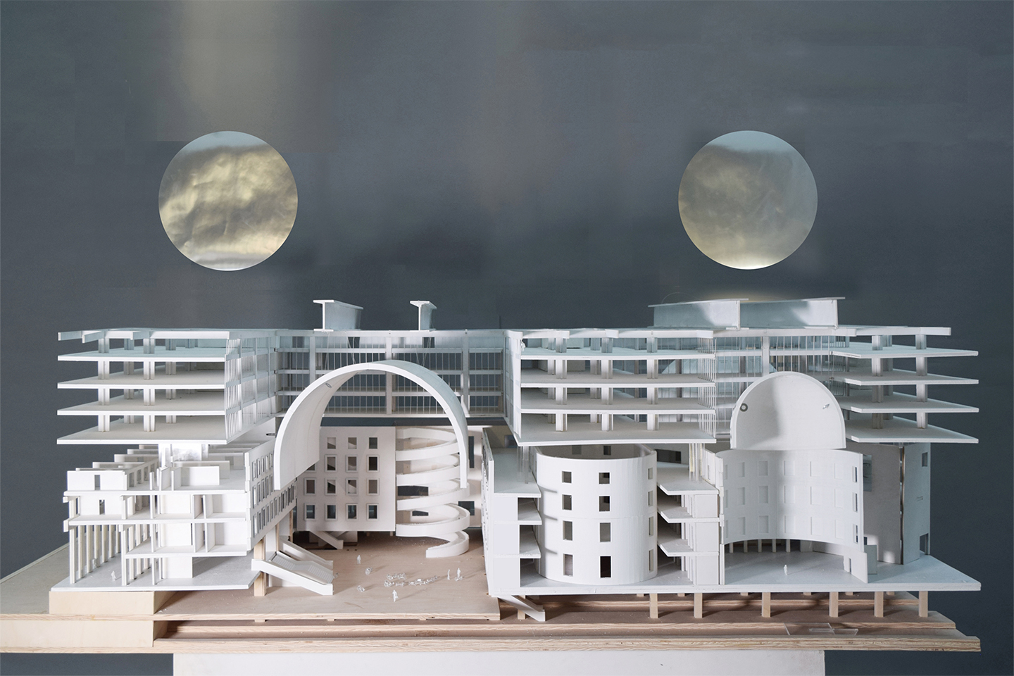 Model of Room City, a project from Li's time teaching at the Rice School of Architecture