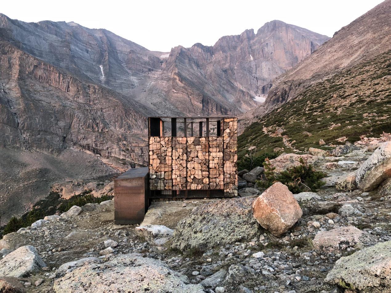 Bathroom at Longs Peak