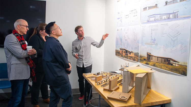 Ben Jaworski presents final project for passive house design