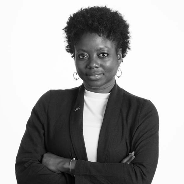 Annicia Streete's headshot in black and white.