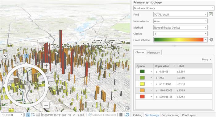 GIS for Urban Planning dashboard